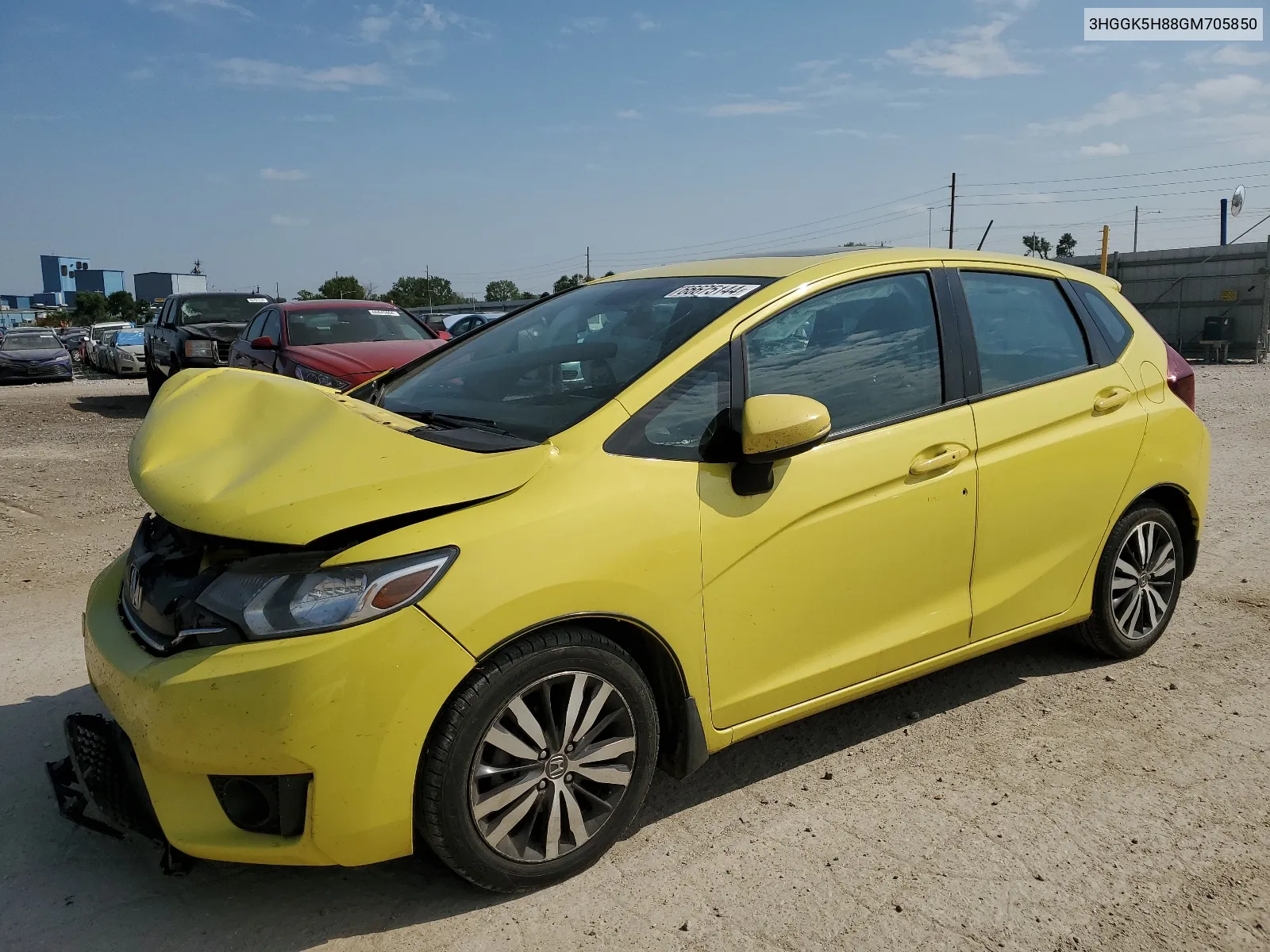 3HGGK5H88GM705850 2016 Honda Fit Ex