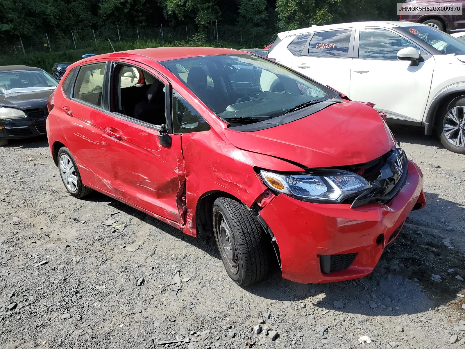 2016 Honda Fit Lx VIN: JHMGK5H52GX009370 Lot: 66903194