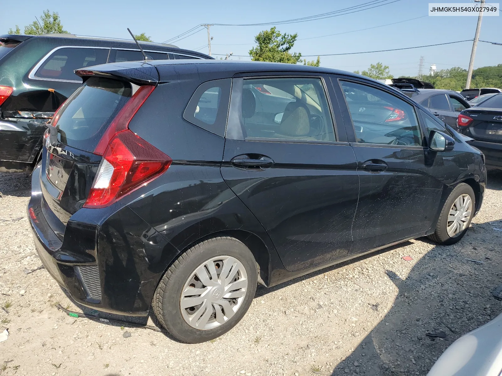 JHMGK5H54GX027949 2016 Honda Fit Lx