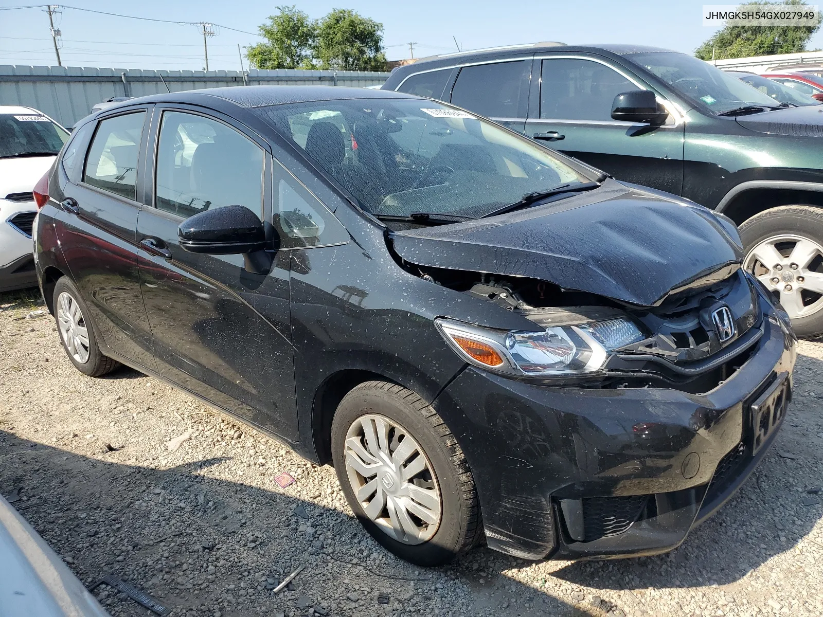 JHMGK5H54GX027949 2016 Honda Fit Lx