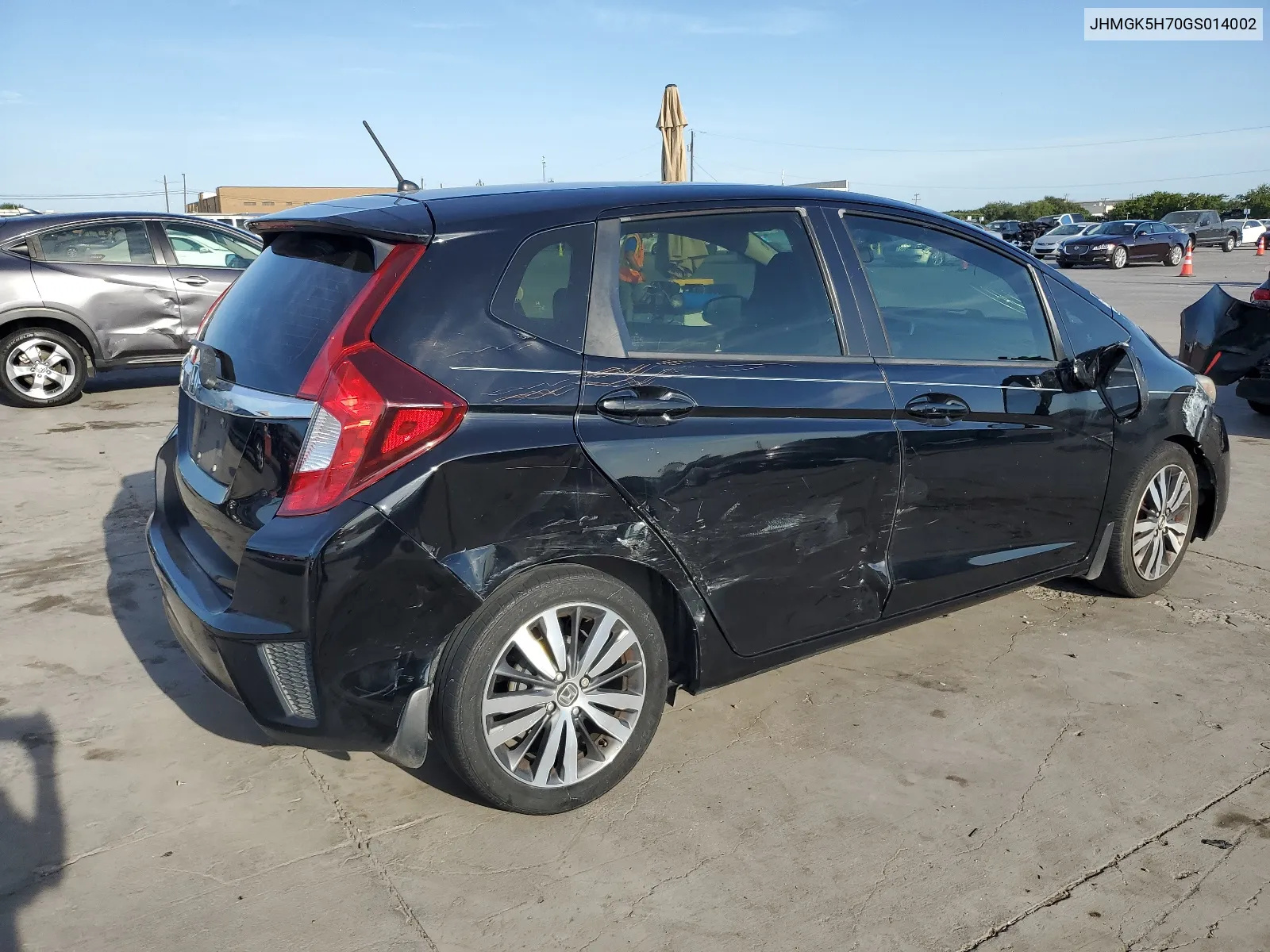 2016 Honda Fit Ex VIN: JHMGK5H70GS014002 Lot: 67154514