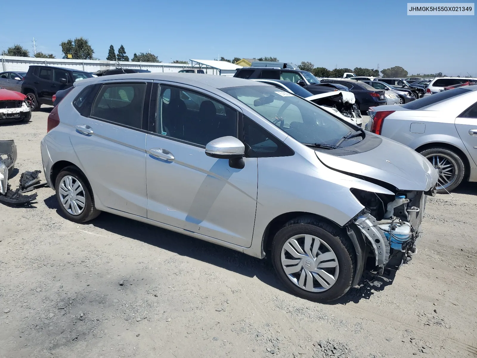 2016 Honda Fit Lx VIN: JHMGK5H55GX021349 Lot: 67480084