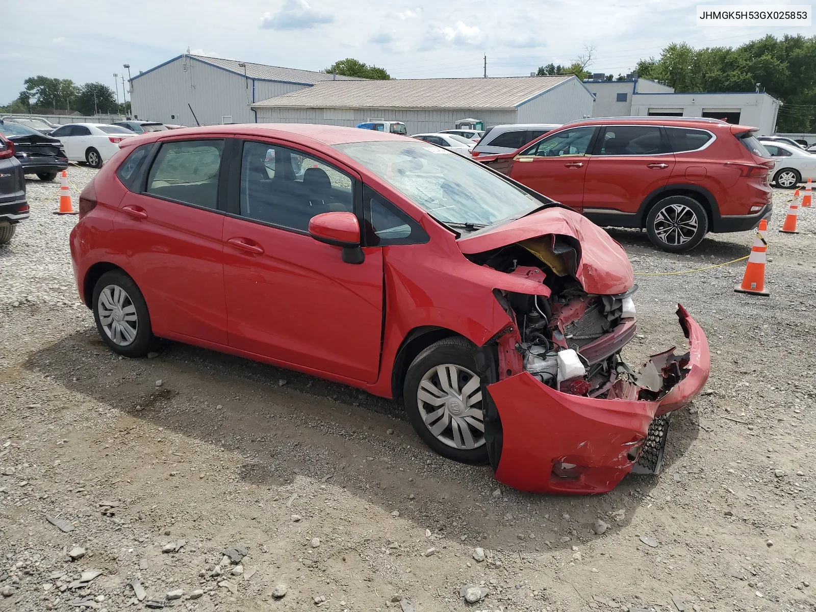 2016 Honda Fit Lx VIN: JHMGK5H53GX025853 Lot: 67634504