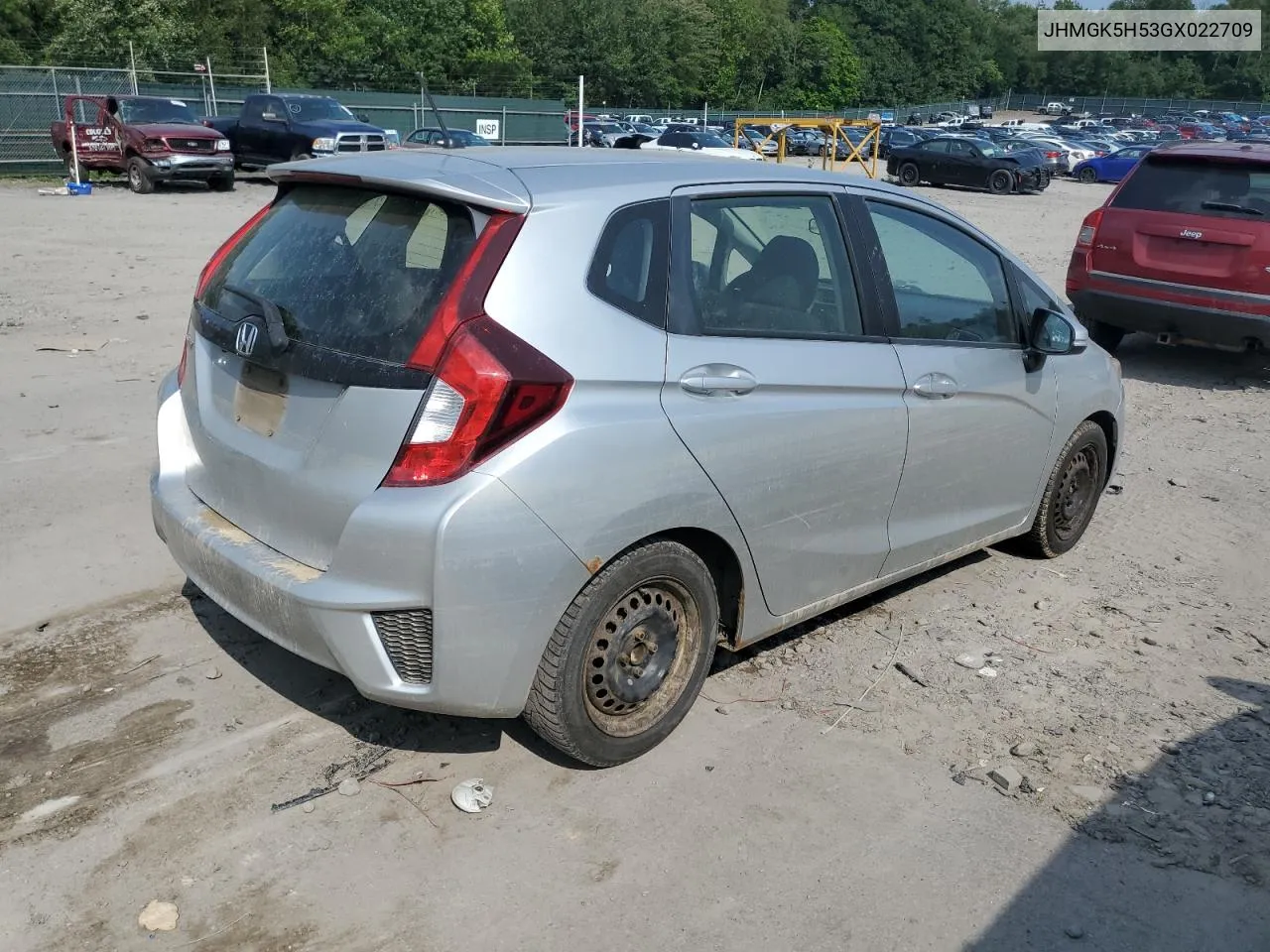 JHMGK5H53GX022709 2016 Honda Fit Lx