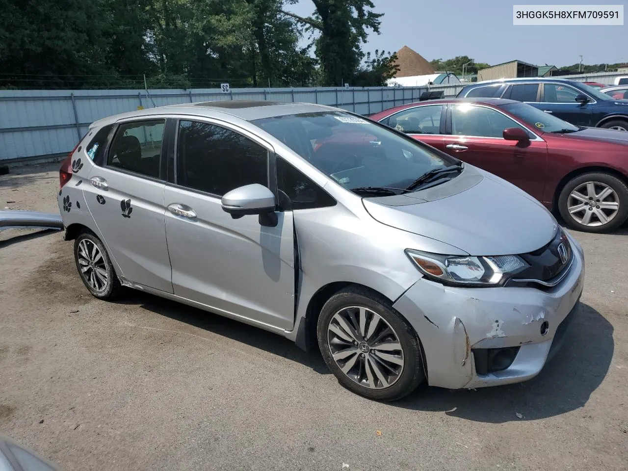 2016 Honda Fit Ex VIN: 3HGGK5H8XFM709591 Lot: 67729384