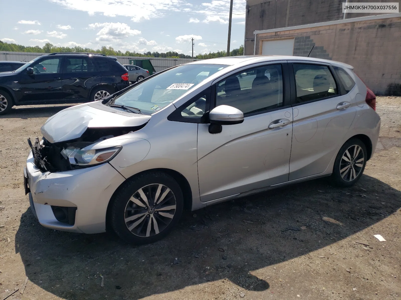 2016 Honda Fit Ex VIN: JHMGK5H70GX037556 Lot: 67900474