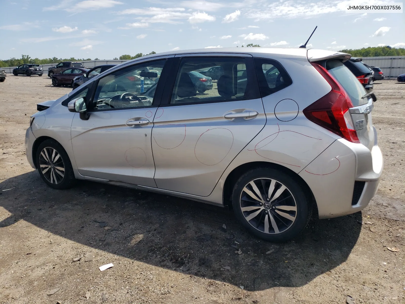 2016 Honda Fit Ex VIN: JHMGK5H70GX037556 Lot: 67900474