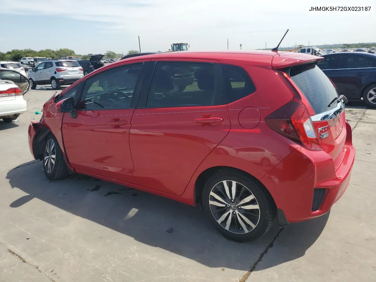 2016 Honda Fit Ex VIN: JHMGK5H72GX023187 Lot: 67924064