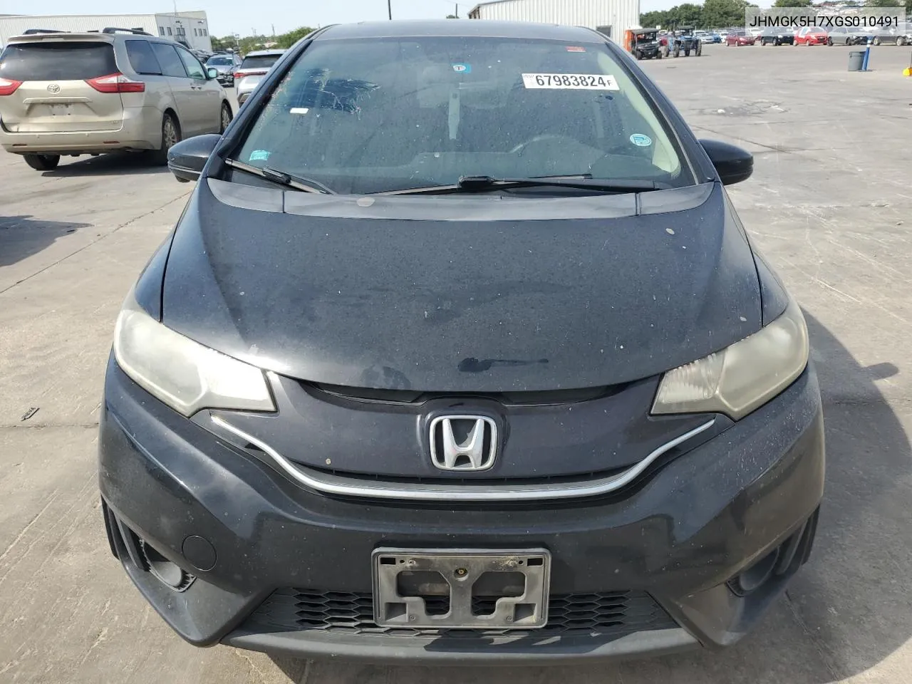 2016 Honda Fit Ex VIN: JHMGK5H7XGS010491 Lot: 67983824