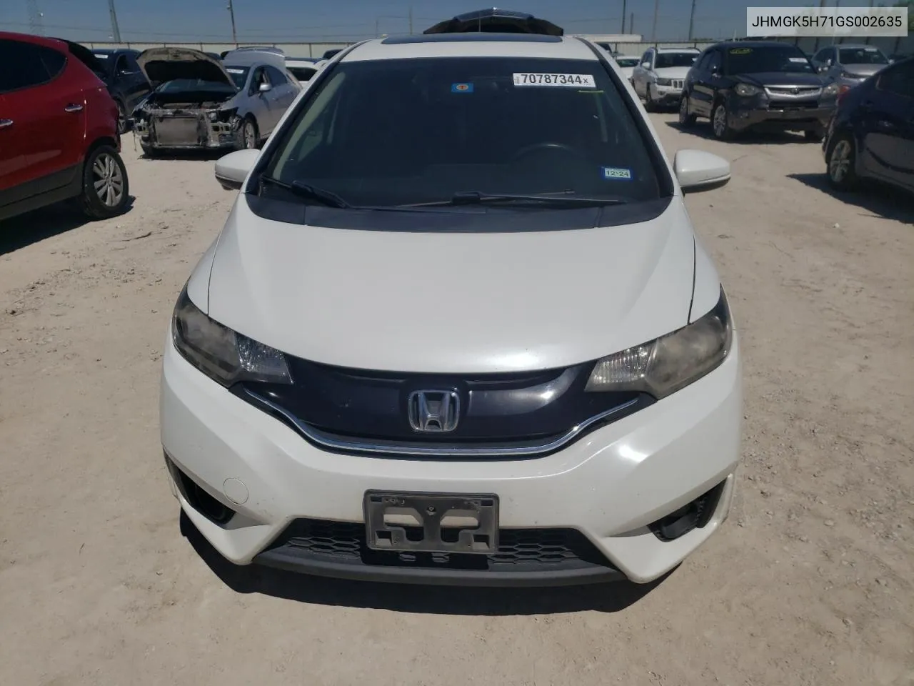 JHMGK5H71GS002635 2016 Honda Fit Ex