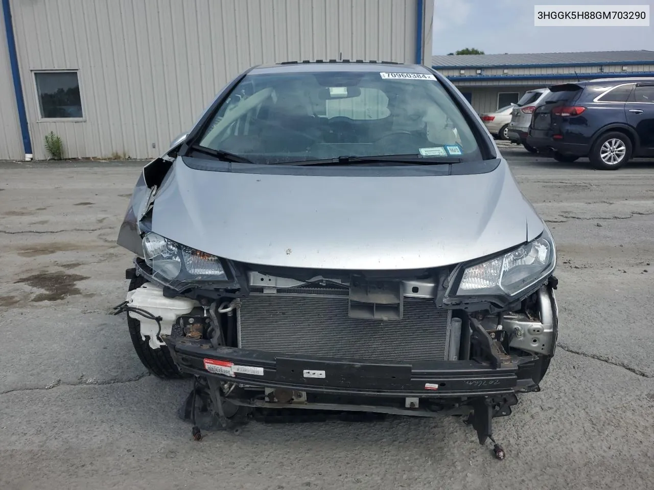 2016 Honda Fit Ex VIN: 3HGGK5H88GM703290 Lot: 70960384