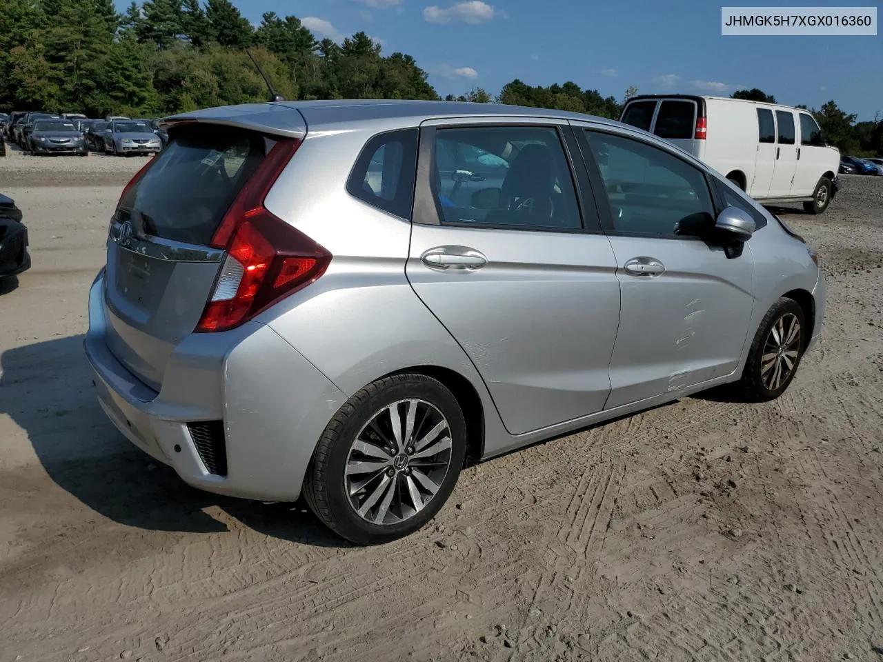 2016 Honda Fit Ex VIN: JHMGK5H7XGX016360 Lot: 71070414