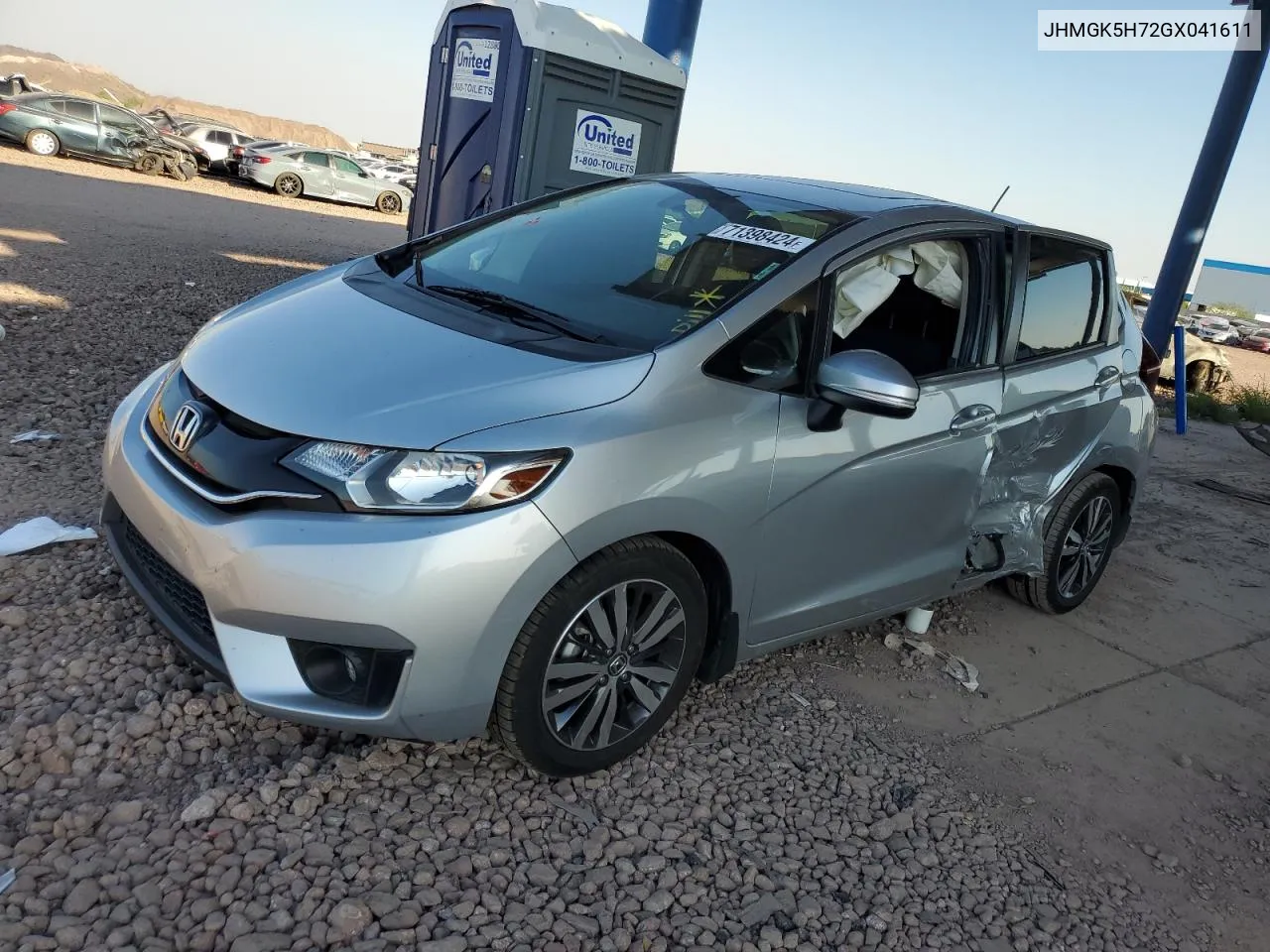 JHMGK5H72GX041611 2016 Honda Fit Ex