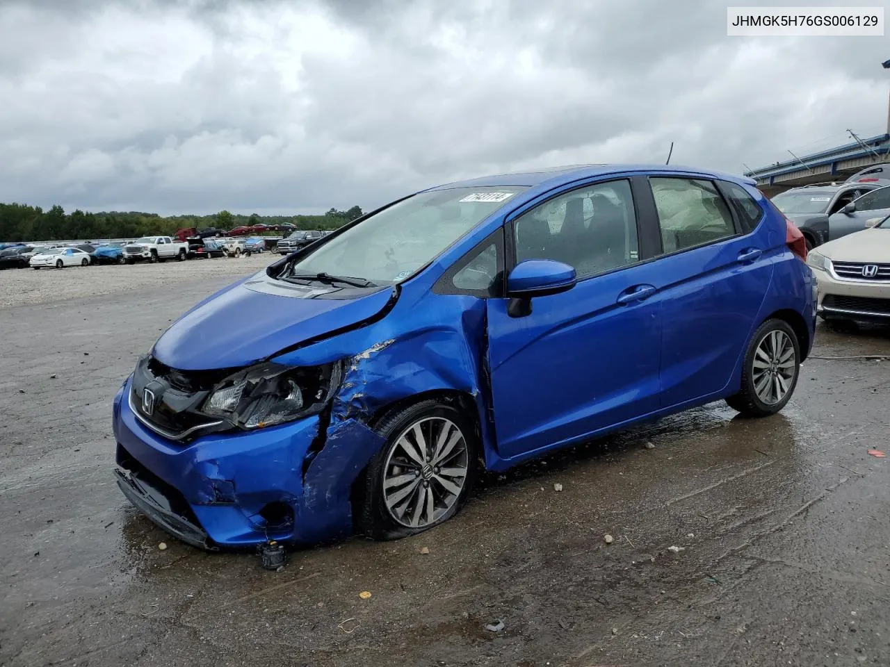 2016 Honda Fit Ex VIN: JHMGK5H76GS006129 Lot: 71431114