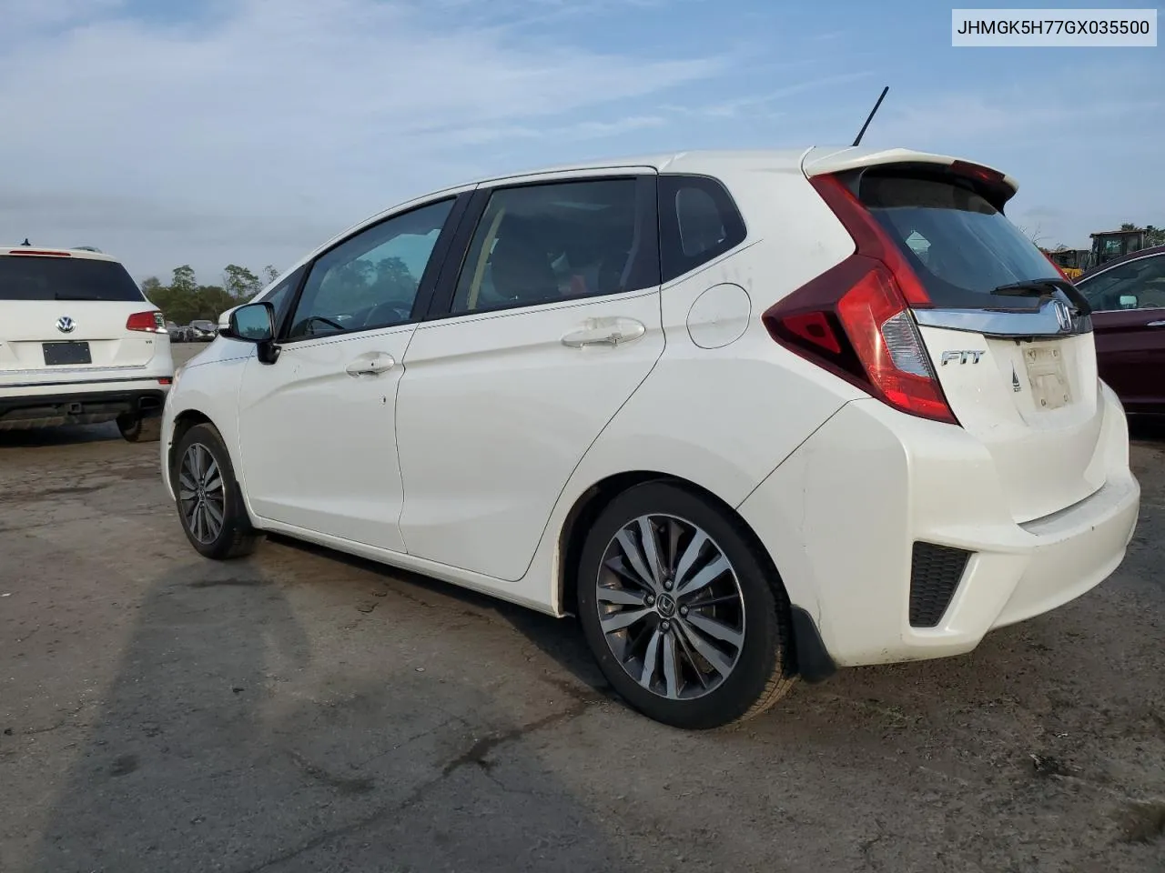 JHMGK5H77GX035500 2016 Honda Fit Ex