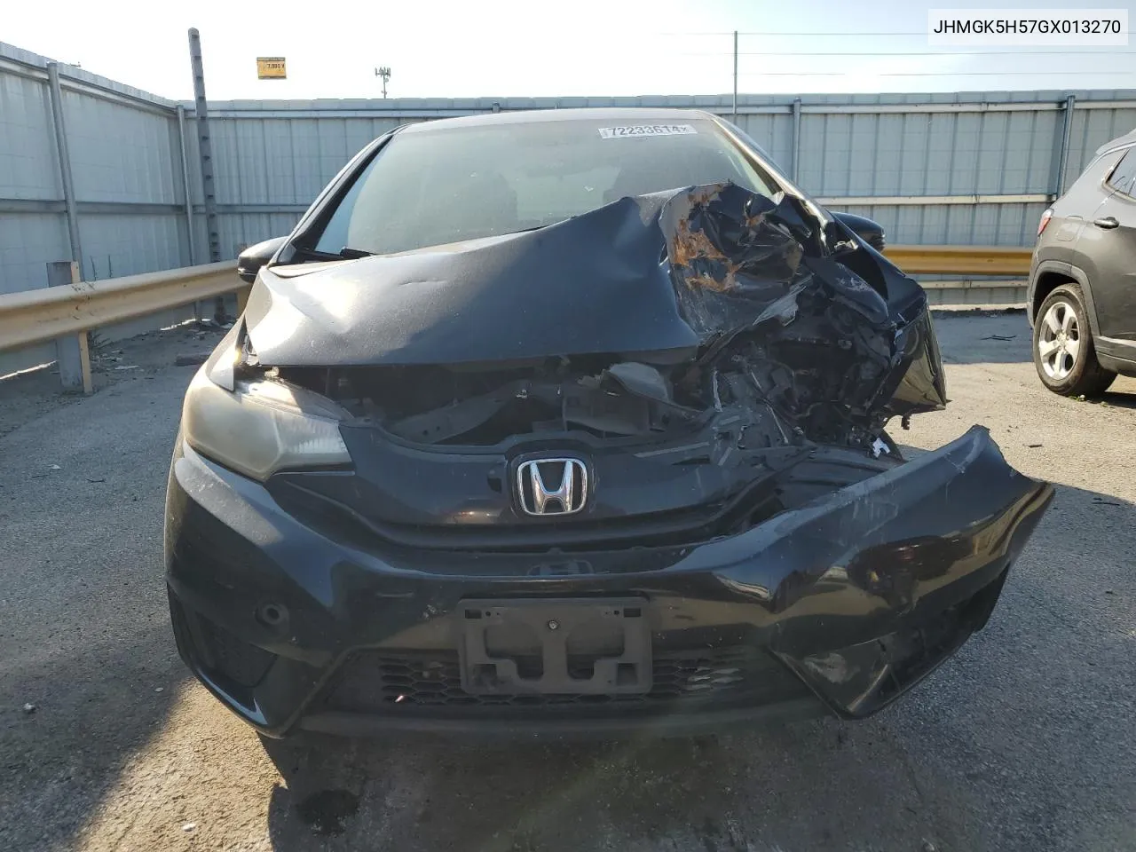 2016 Honda Fit Lx VIN: JHMGK5H57GX013270 Lot: 72233614