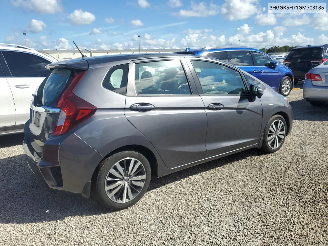 3HGGK5H71GM703185 2016 Honda Fit Ex