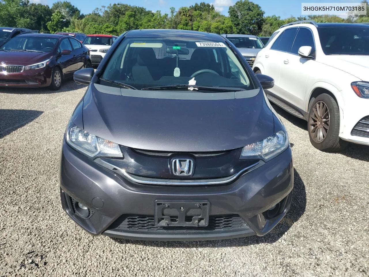 3HGGK5H71GM703185 2016 Honda Fit Ex