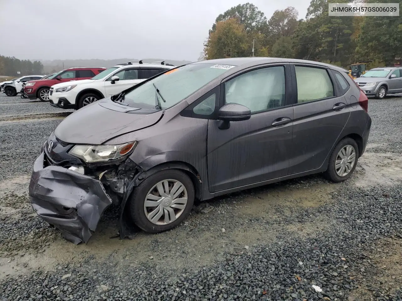 JHMGK5H57GS006039 2016 Honda Fit Lx