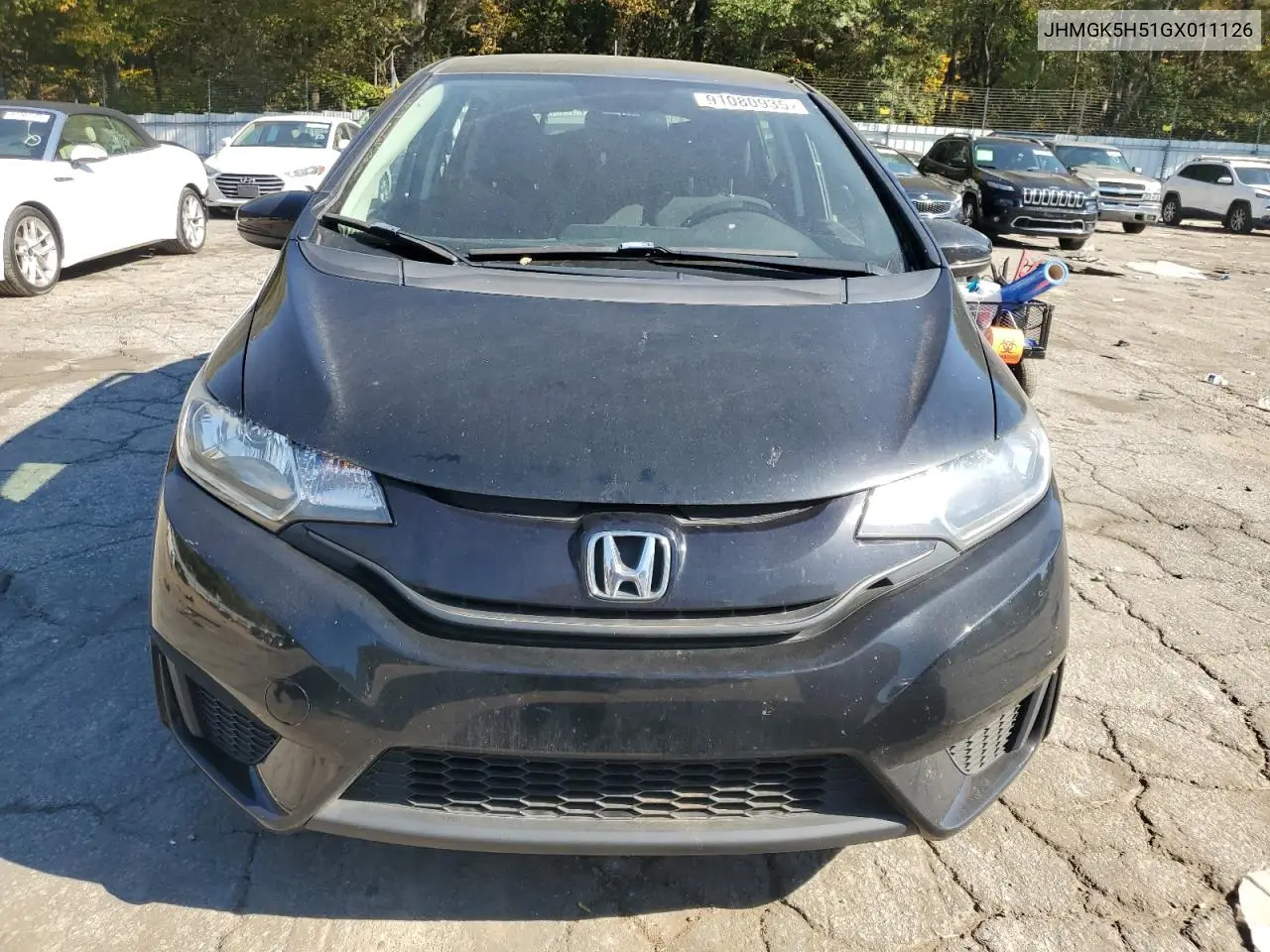 JHMGK5H51GX011126 2016 Honda Fit Lx