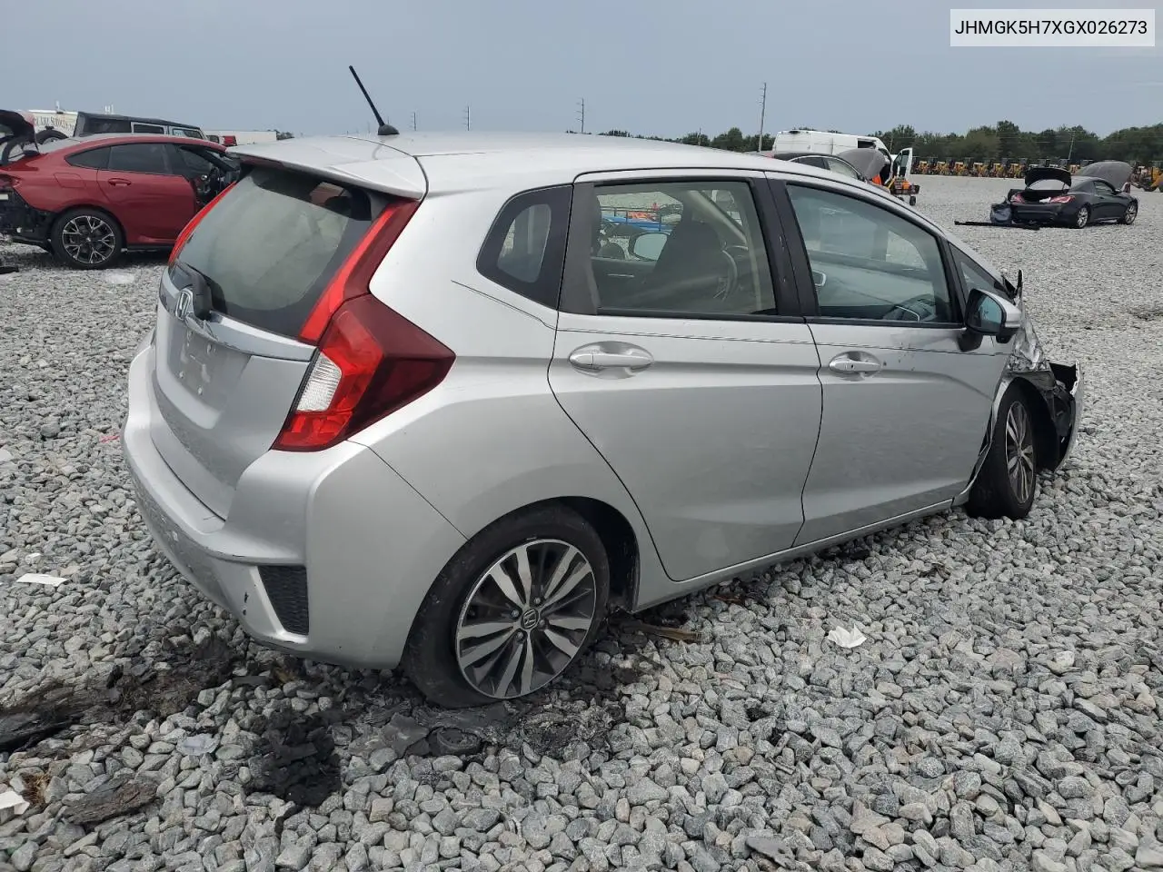 JHMGK5H7XGX026273 2016 Honda Fit Ex