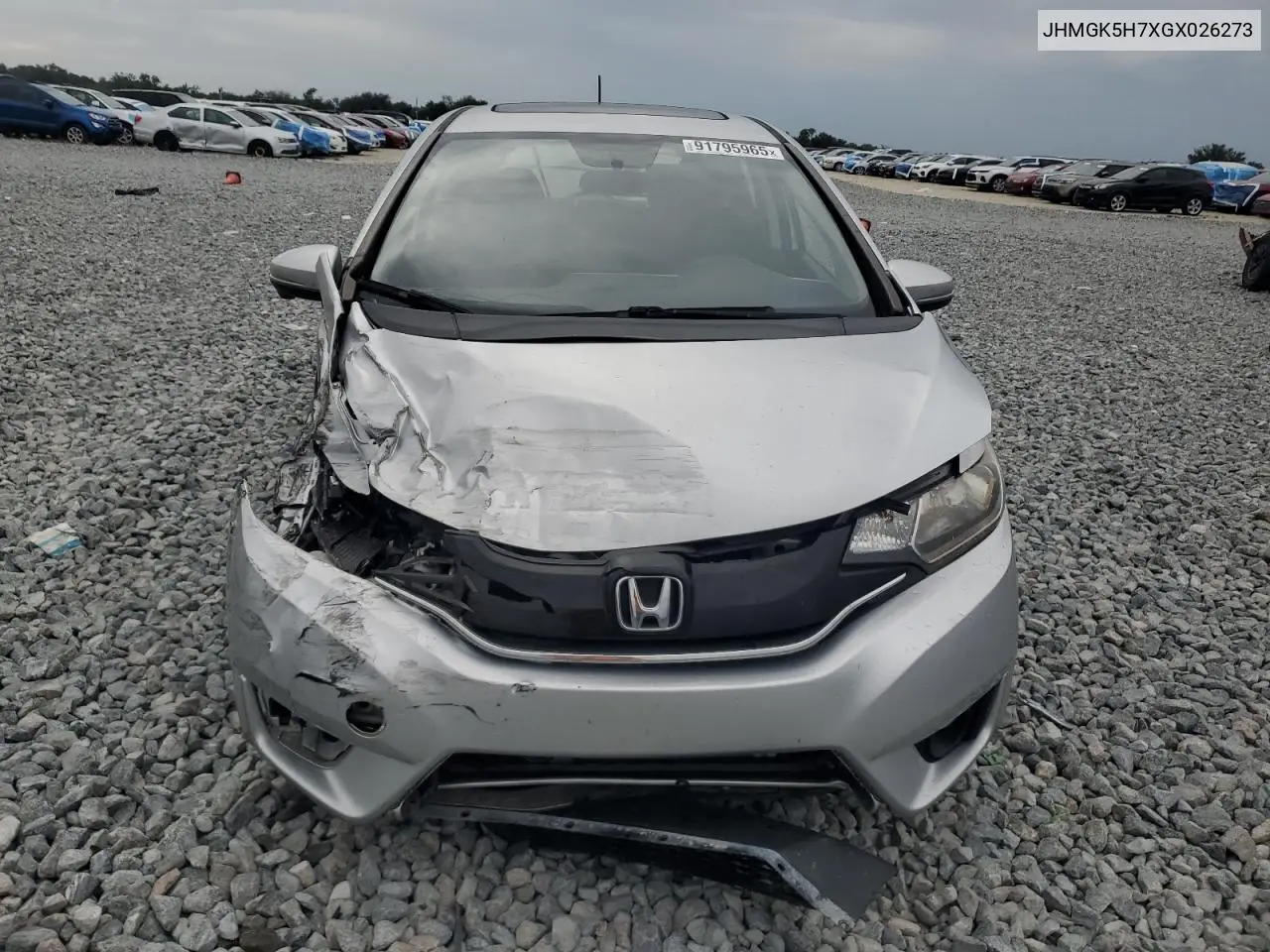 JHMGK5H7XGX026273 2016 Honda Fit Ex