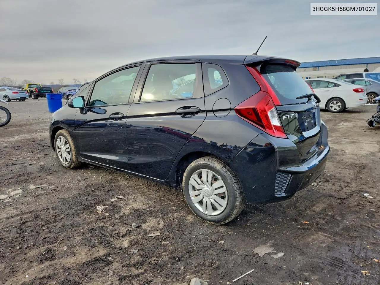 3HGGK5H58GM701027 2016 Honda Fit Lx