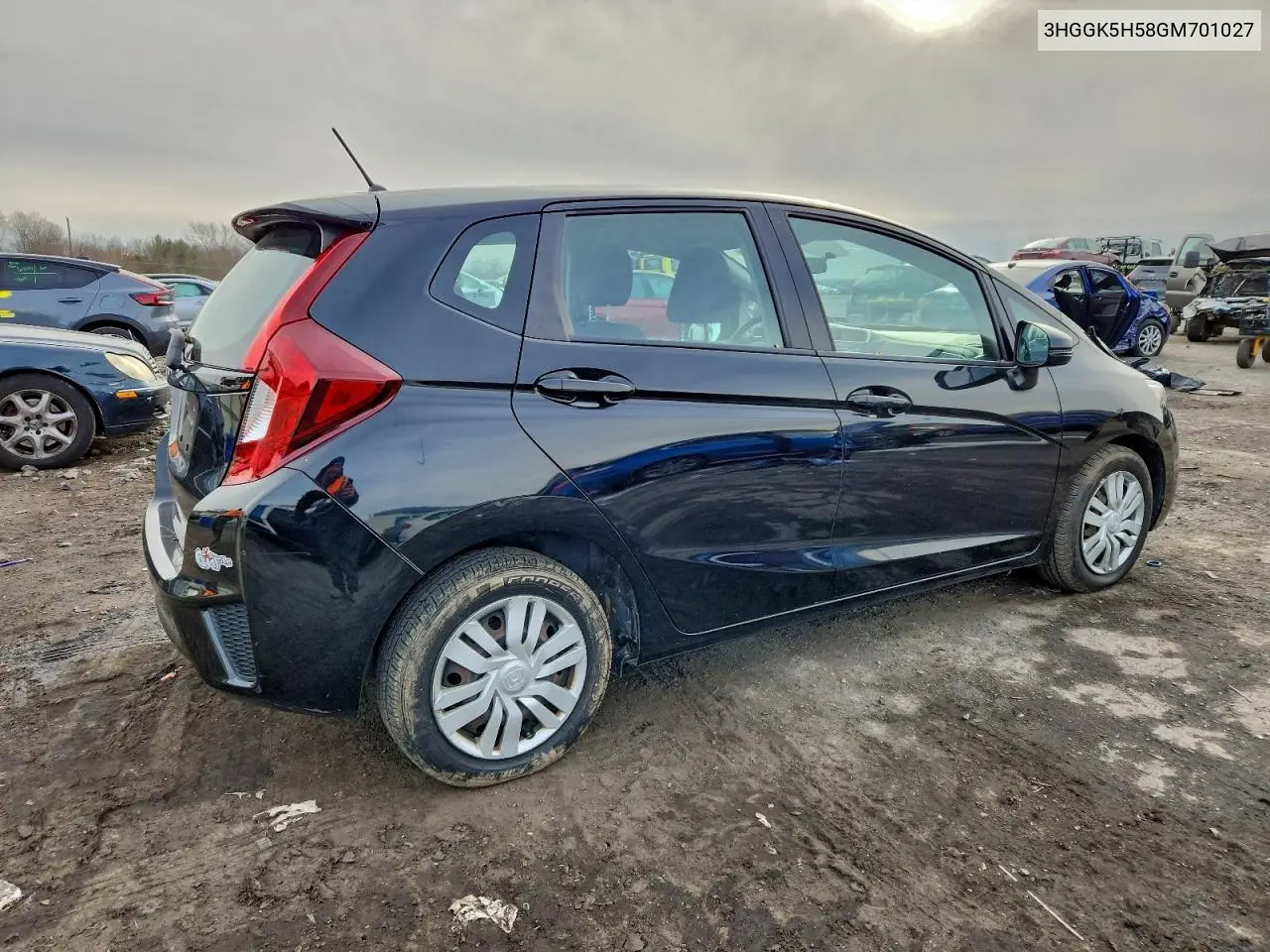 3HGGK5H58GM701027 2016 Honda Fit Lx