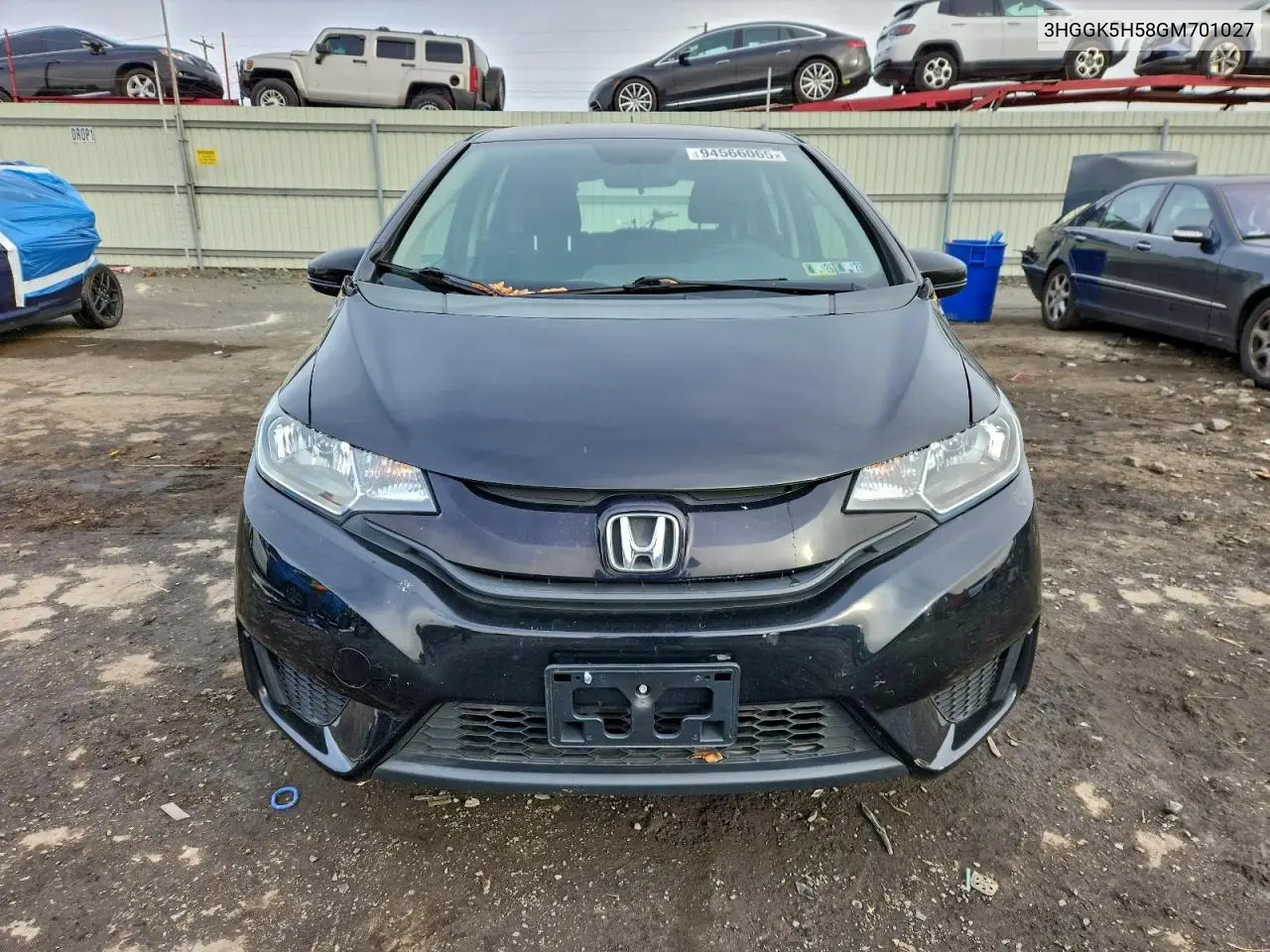 3HGGK5H58GM701027 2016 Honda Fit Lx
