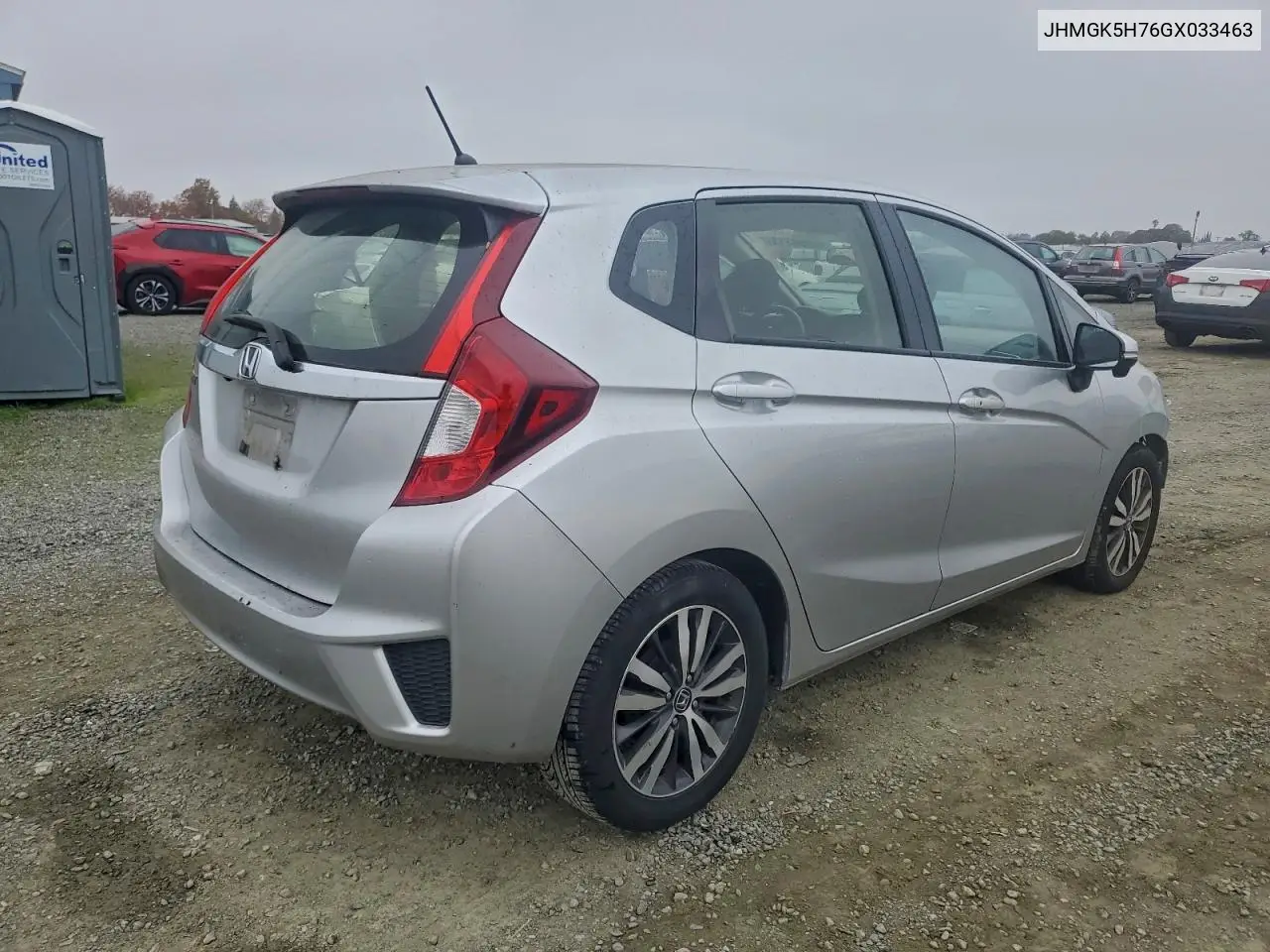 JHMGK5H76GX033463 2016 Honda Fit Ex