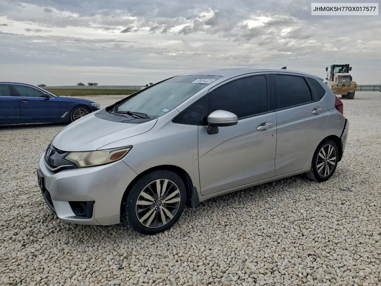 JHMGK5H77GX017577 2016 Honda Fit Ex