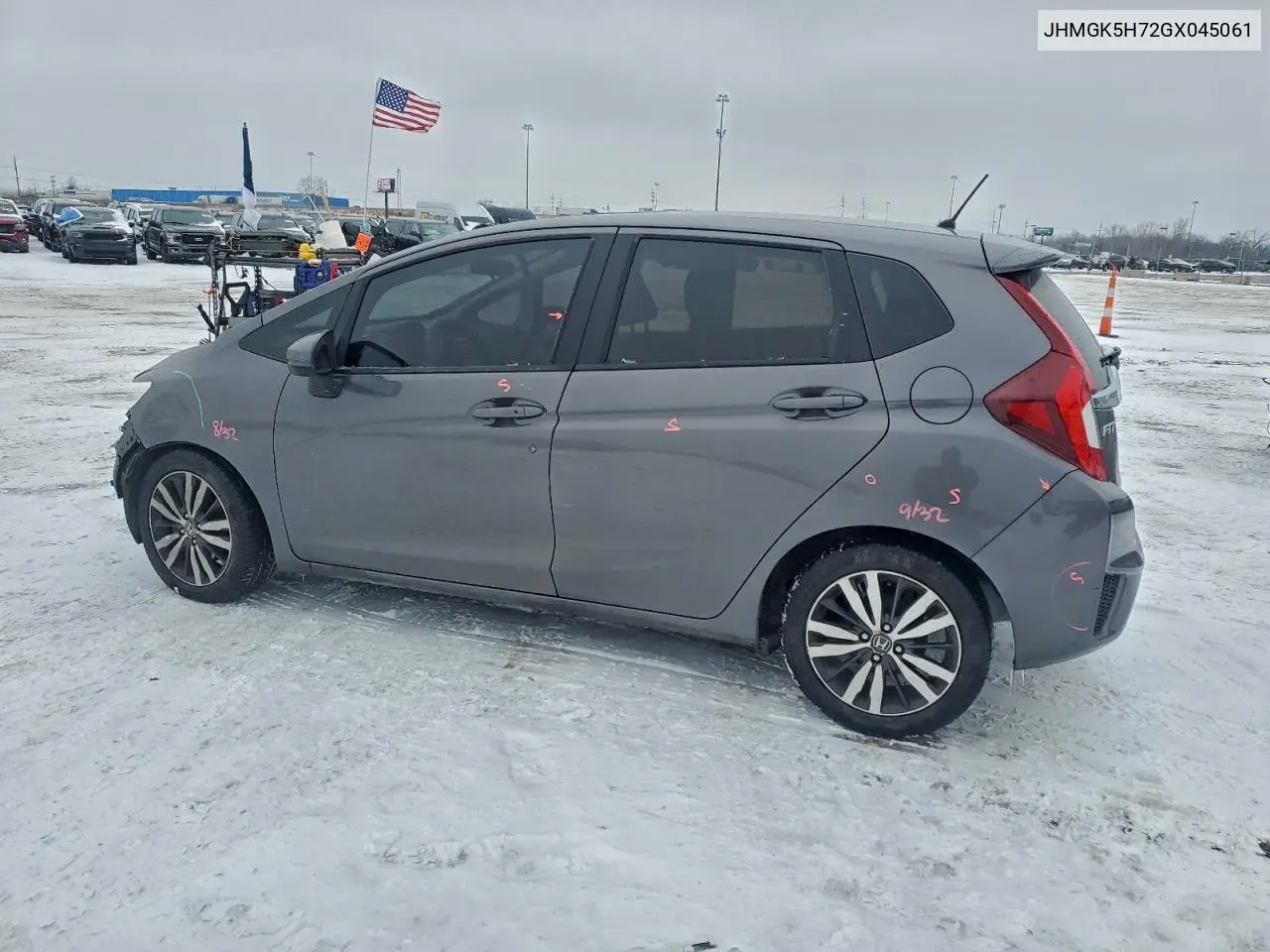 JHMGK5H72GX045061 2016 Honda Fit Ex