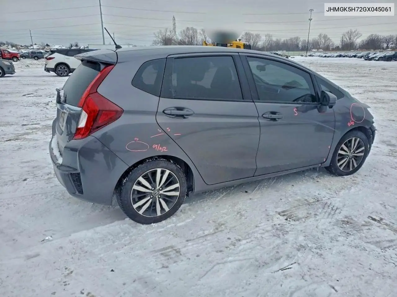 JHMGK5H72GX045061 2016 Honda Fit Ex