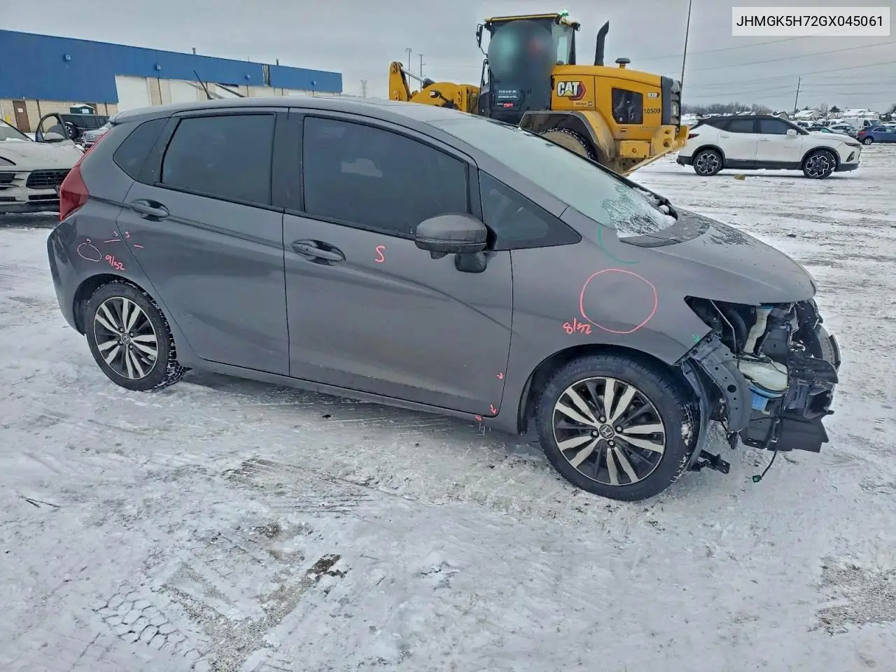 JHMGK5H72GX045061 2016 Honda Fit Ex