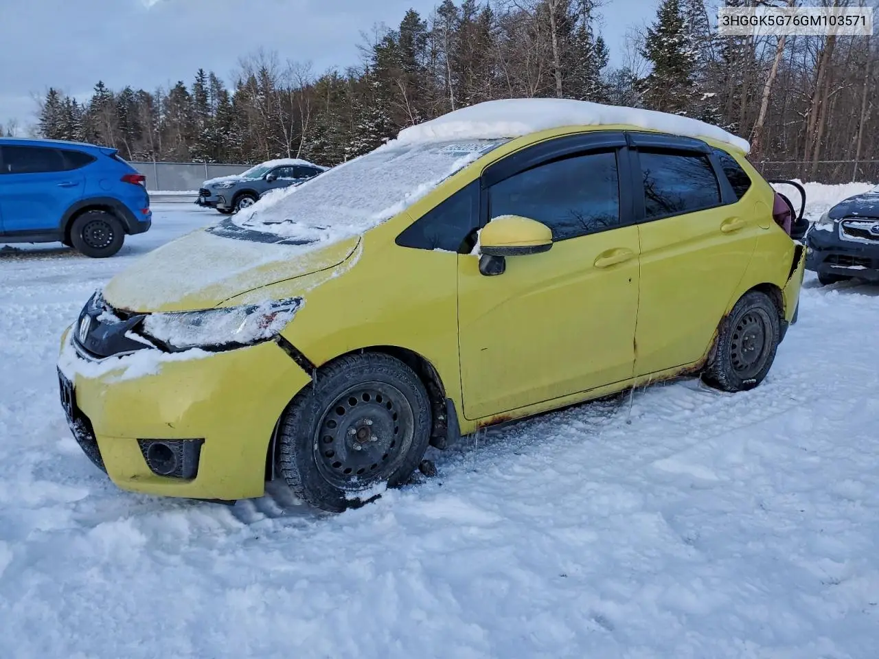 3HGGK5G76GM103571 2016 Honda Fit Ex