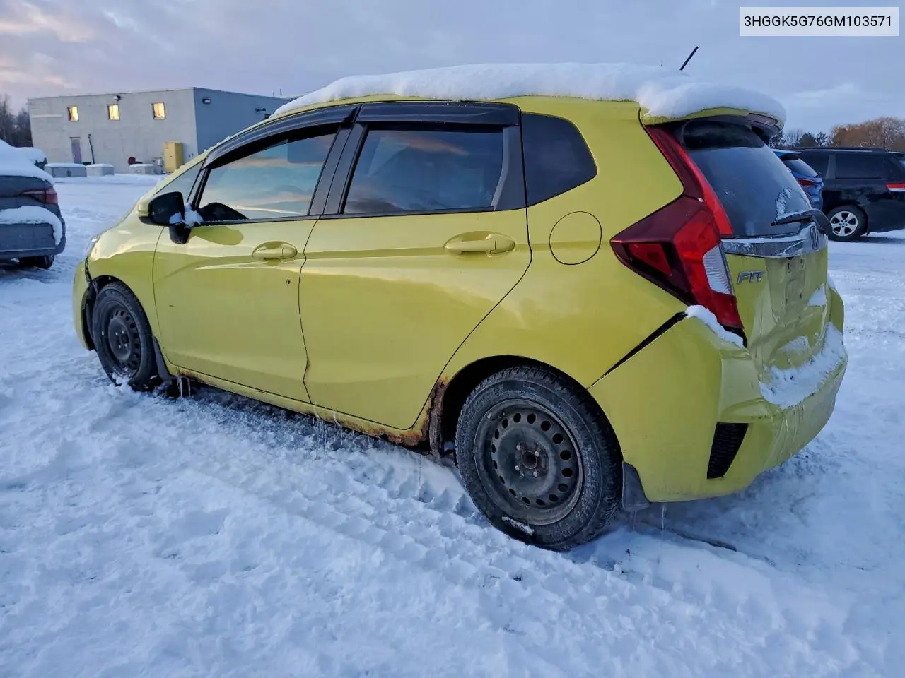 3HGGK5G76GM103571 2016 Honda Fit Ex