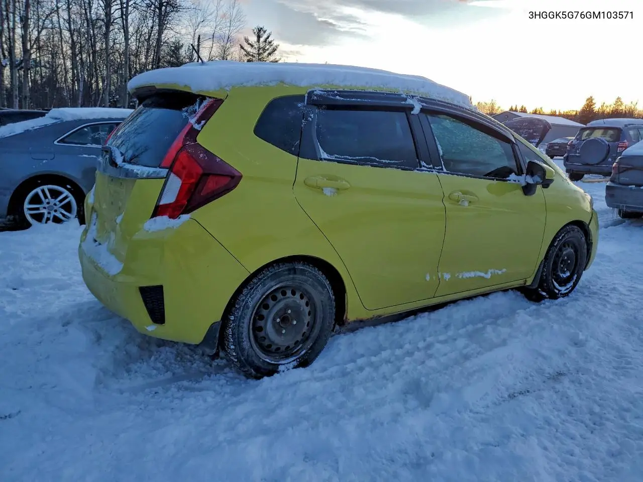 3HGGK5G76GM103571 2016 Honda Fit Ex
