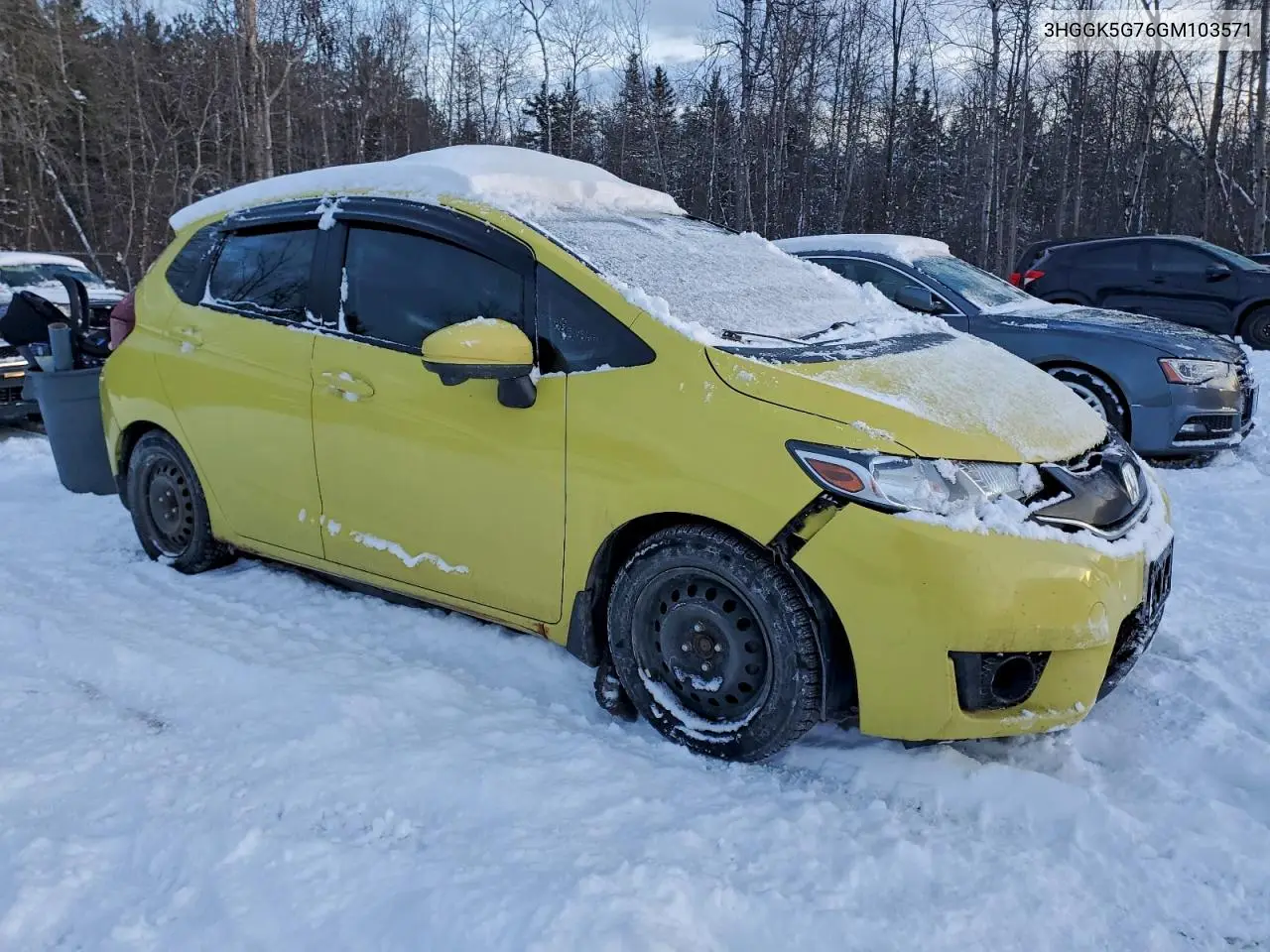 3HGGK5G76GM103571 2016 Honda Fit Ex