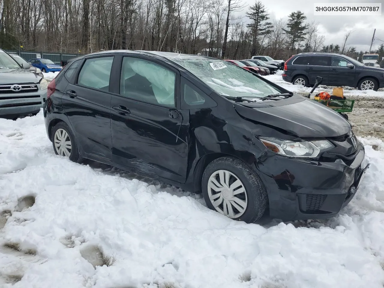 2017 Honda Fit Lx VIN: 3HGGK5G57HM707887 Lot: 48612914