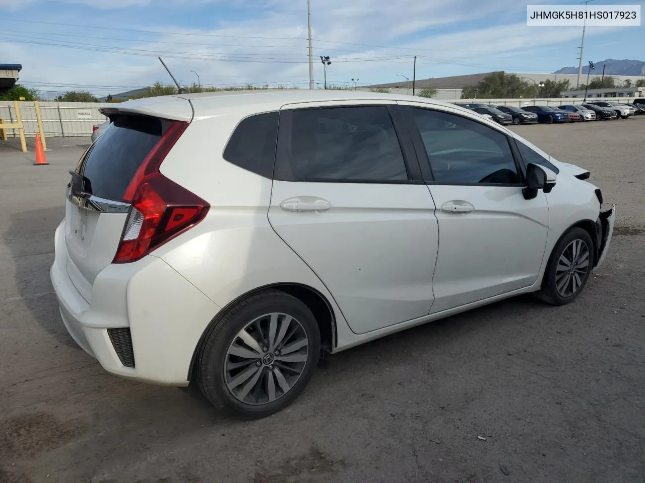 2017 Honda Fit Ex VIN: JHMGK5H81HS017923 Lot: 51447584