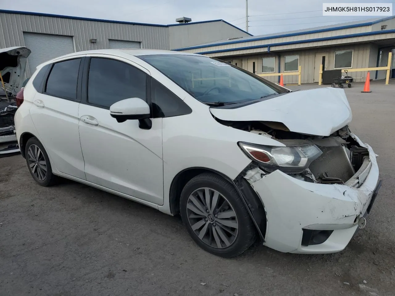 2017 Honda Fit Ex VIN: JHMGK5H81HS017923 Lot: 51447584