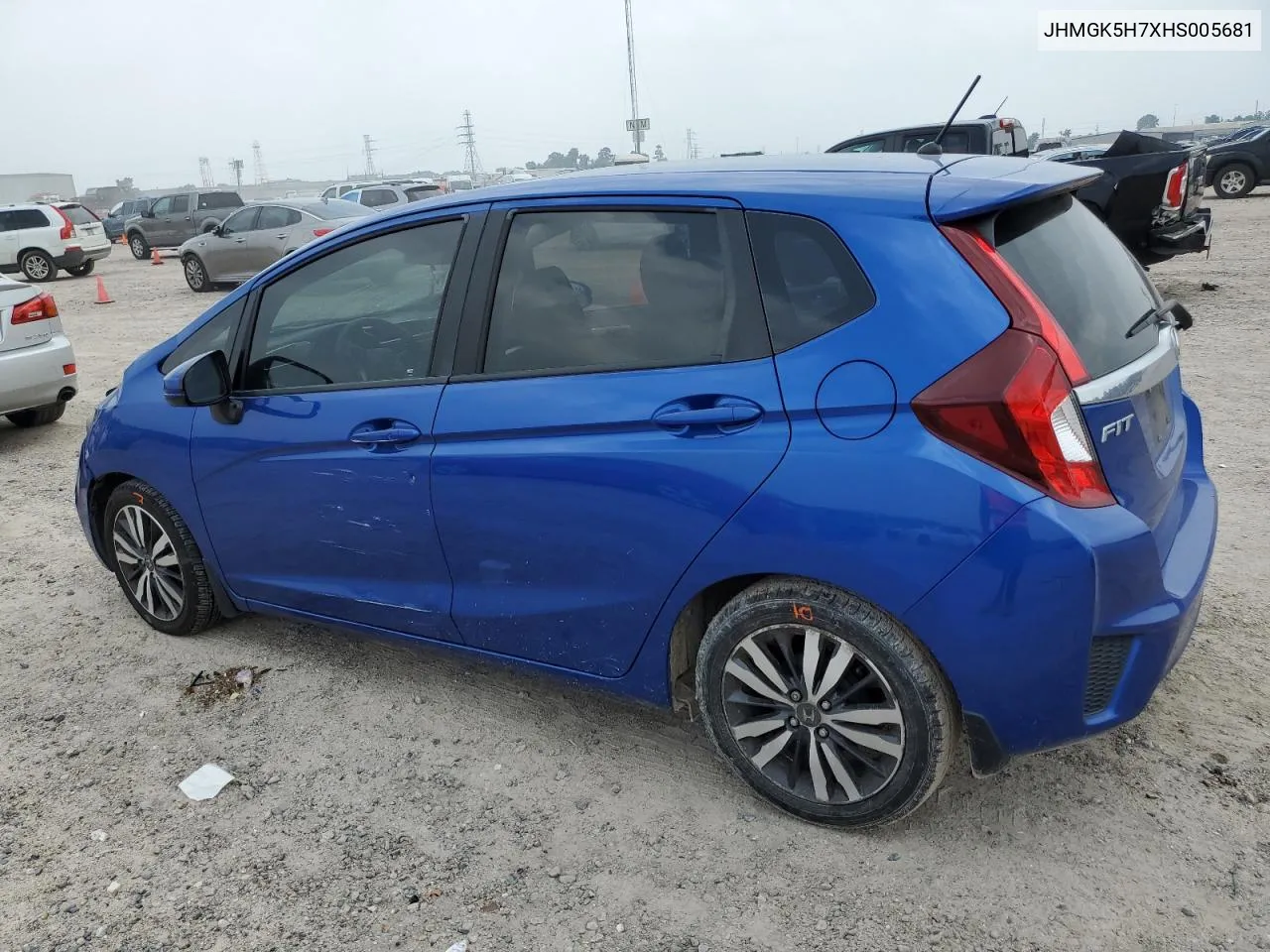 2017 Honda Fit Ex VIN: JHMGK5H7XHS005681 Lot: 54076594