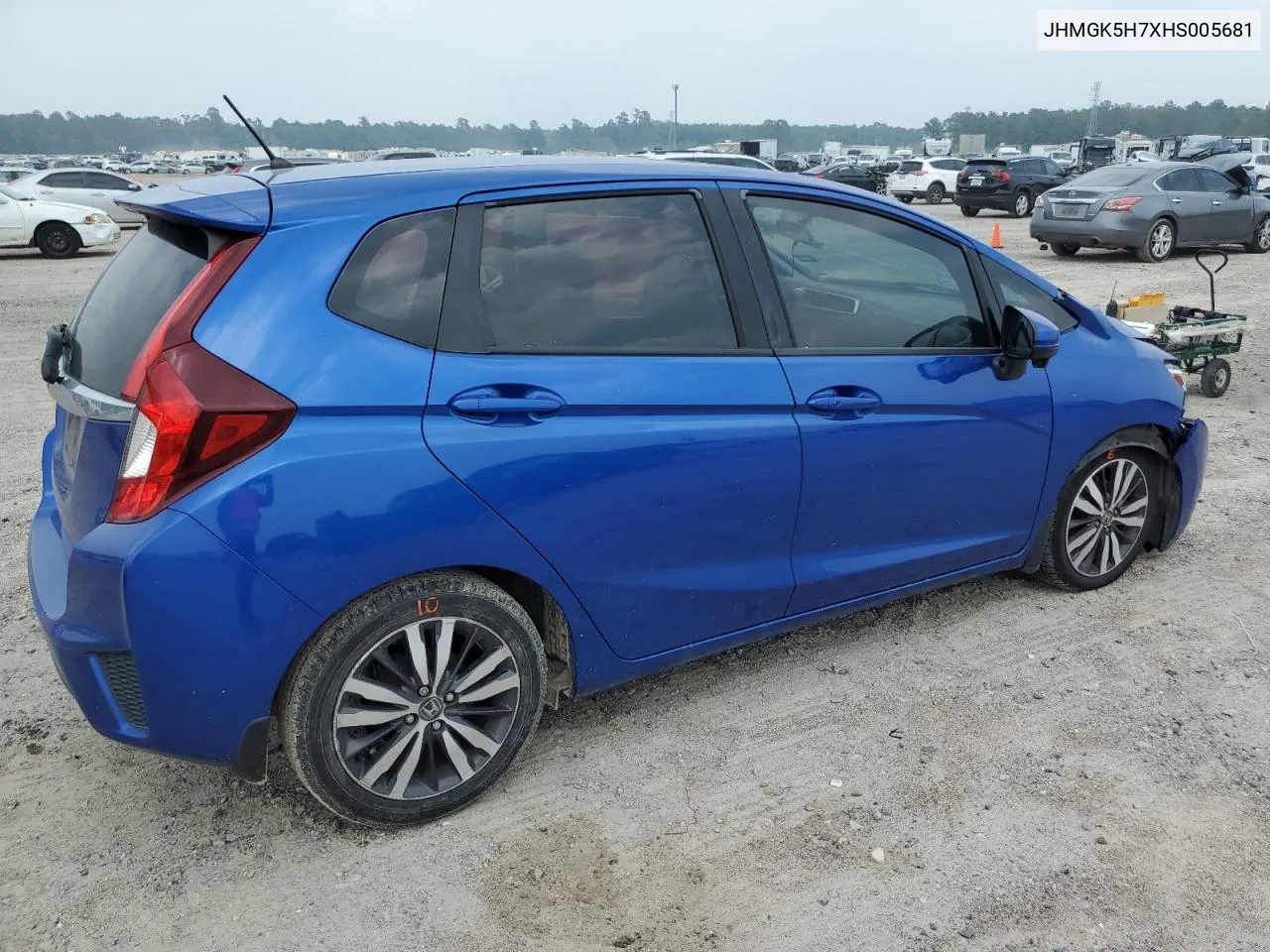 2017 Honda Fit Ex VIN: JHMGK5H7XHS005681 Lot: 54076594