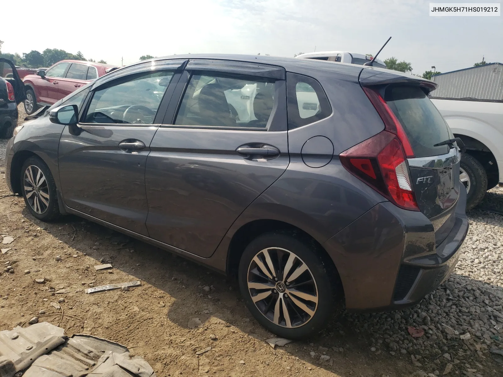 2017 Honda Fit Ex VIN: JHMGK5H71HS019212 Lot: 57449844