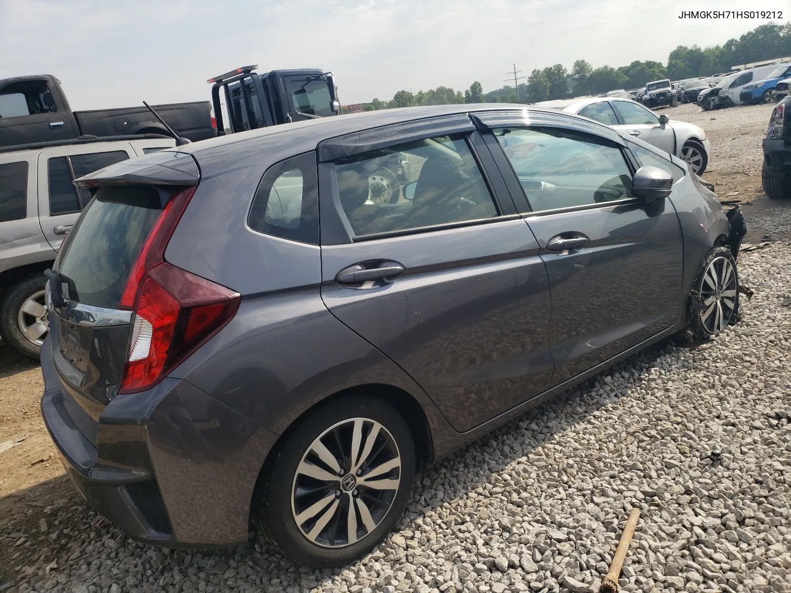 2017 Honda Fit Ex VIN: JHMGK5H71HS019212 Lot: 57449844