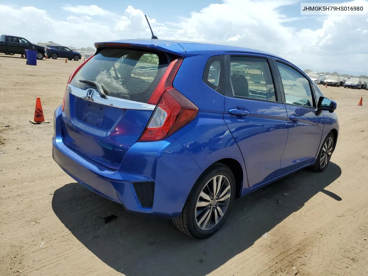 2017 Honda Fit Ex VIN: JHMGK5H79HS016980 Lot: 58946424