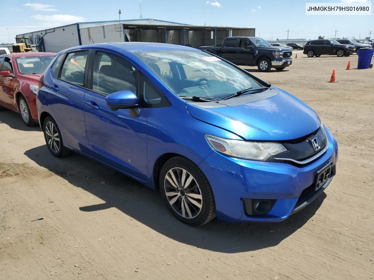 2017 Honda Fit Ex VIN: JHMGK5H79HS016980 Lot: 58946424