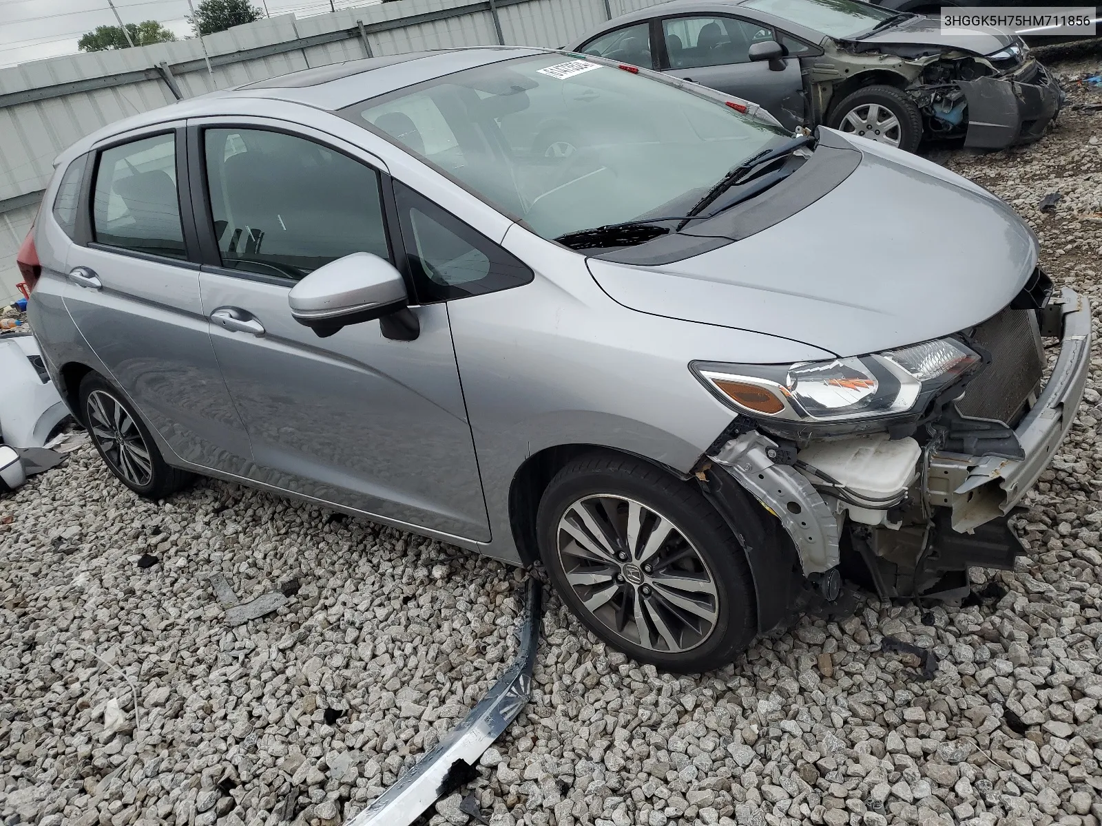 3HGGK5H75HM711856 2017 Honda Fit Ex