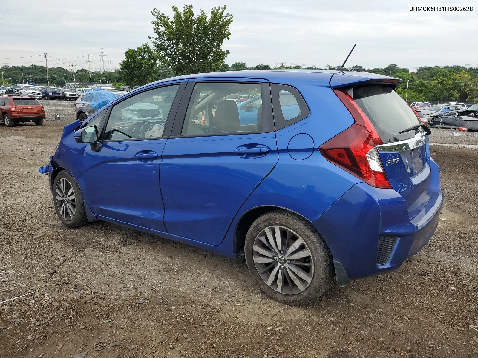 2017 Honda Fit Ex VIN: JHMGK5H81HS002628 Lot: 63343664