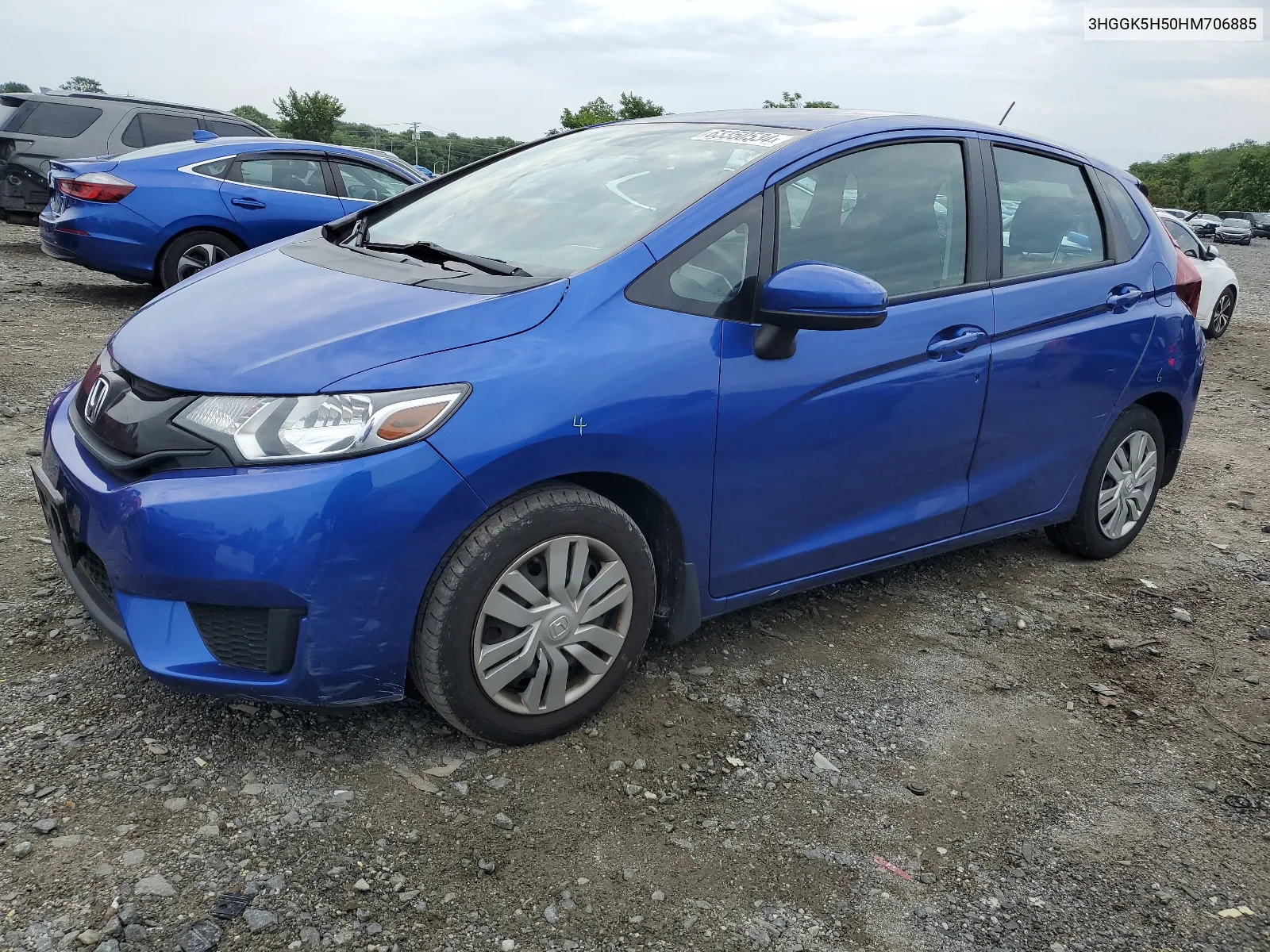 3HGGK5H50HM706885 2017 Honda Fit Lx